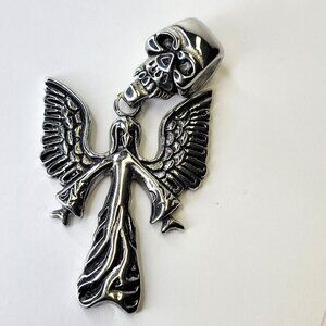 Skeleton Pendant Stainless Steel